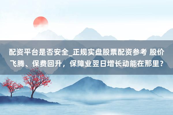 配资平台是否安全_正规实盘股票配资参考 股价飞腾、保费回升，保障业翌日增长动能在那里？